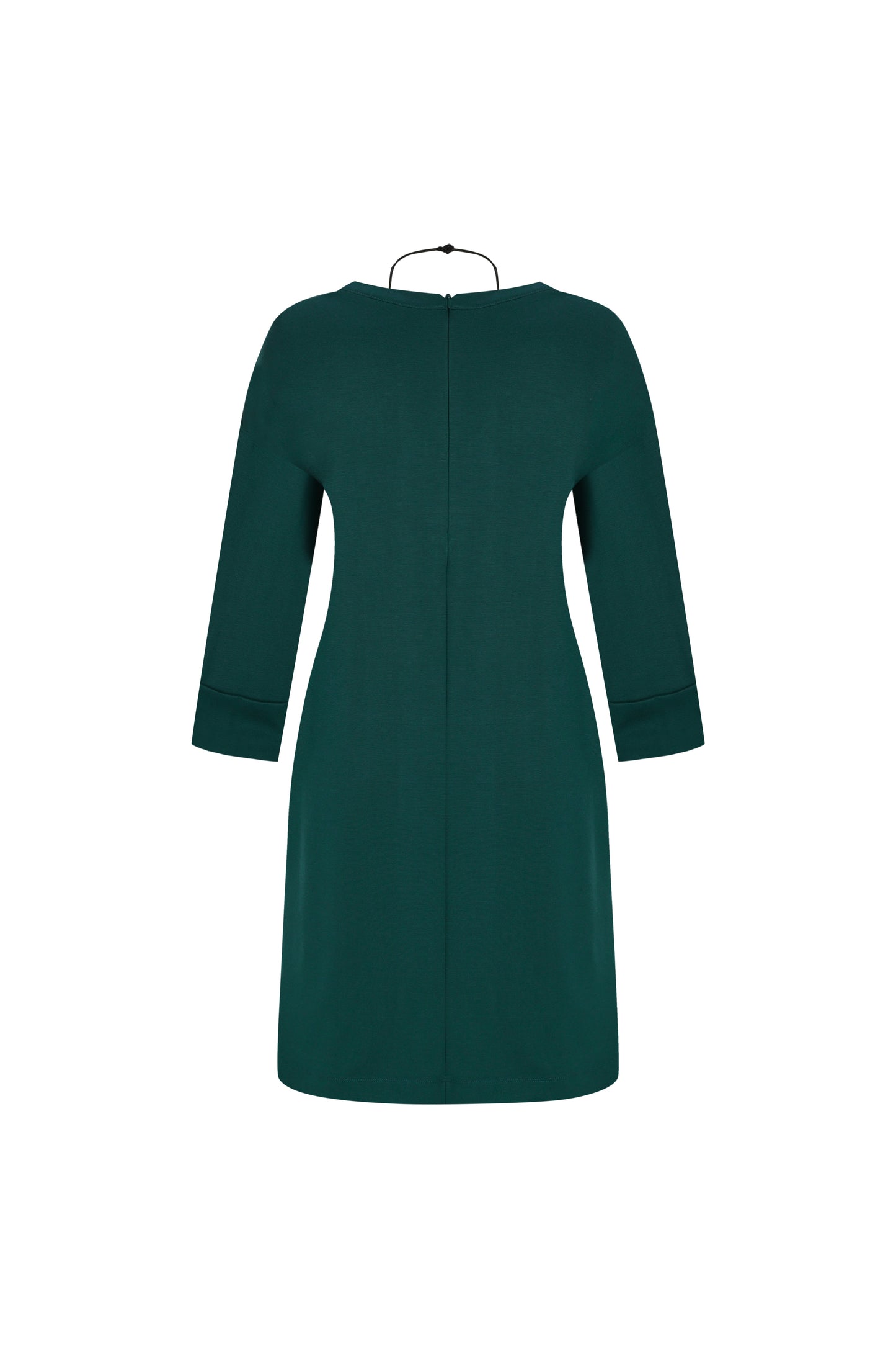 FRN LINE – Green Embellished Knit Dress with Appliqué for Women FRN3105