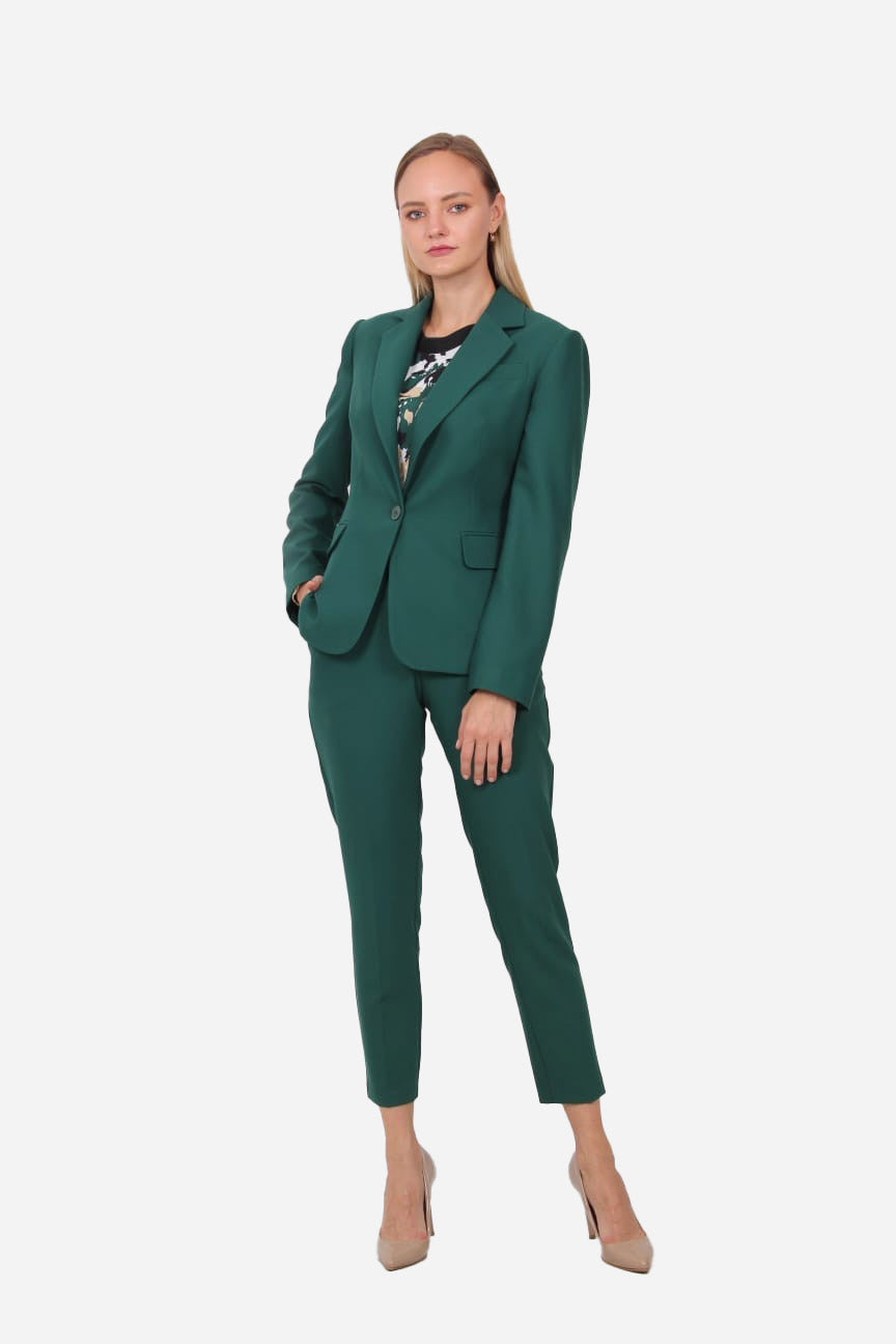 FRN LINE – Green Tailored Blazer for Women FRN6105