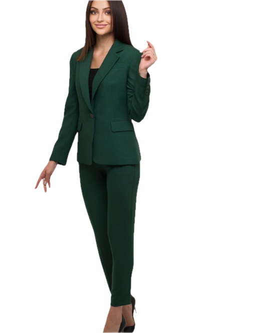 FRN LINE – Green Tailored Blazer for Women FRN6105
