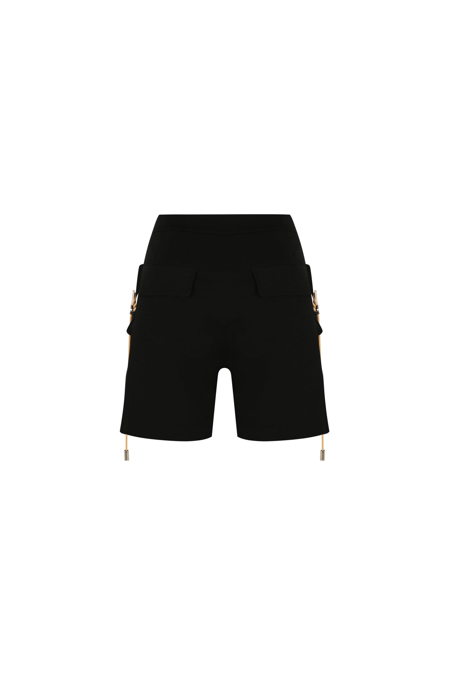 FRN LINE – Black Shorts with Pocket Detail