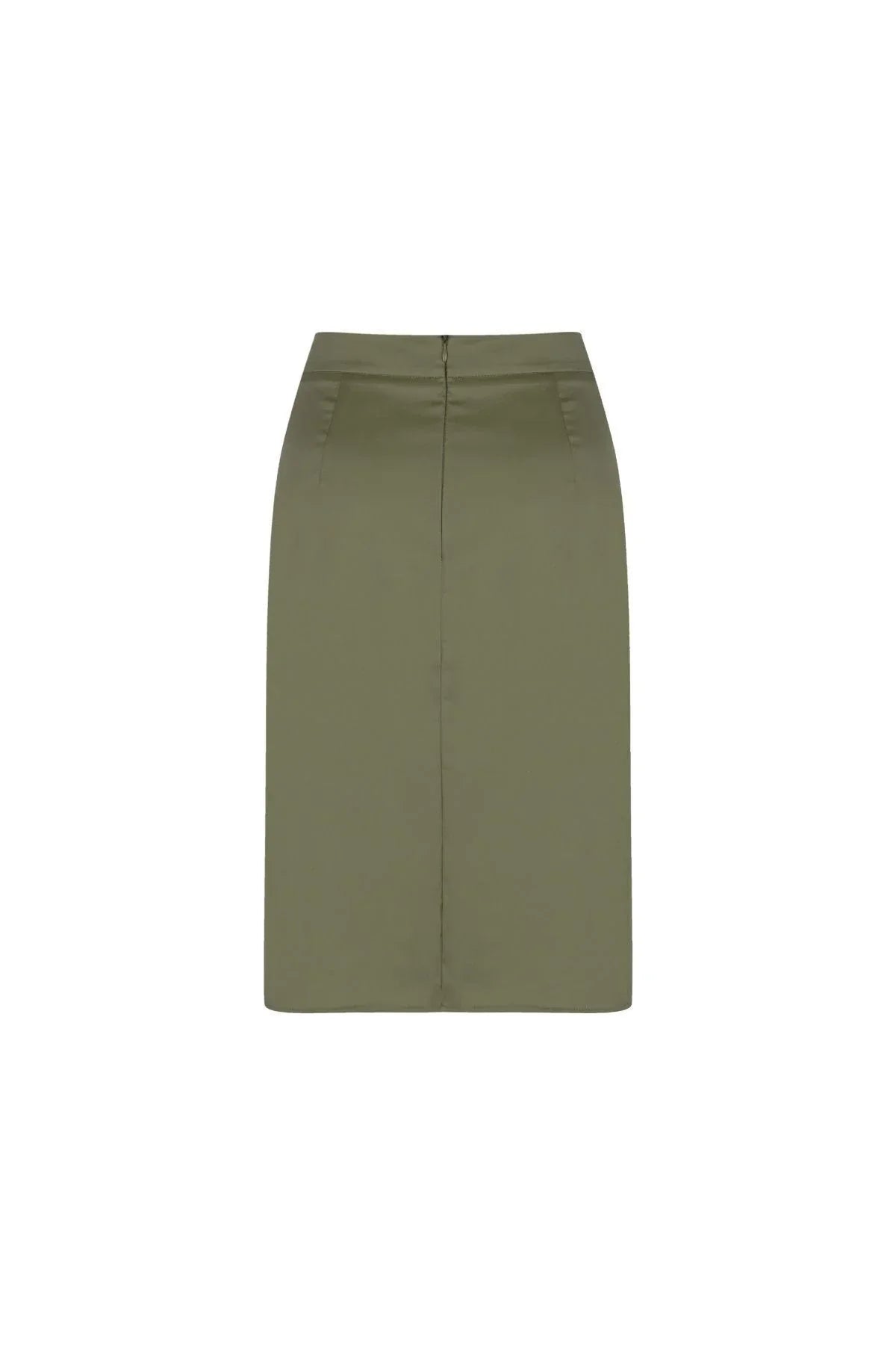 FRN LINE – High Waist KKhaki Pencil Skirt